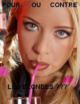 blondes pour ou contre