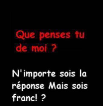 ke pense tu de mi